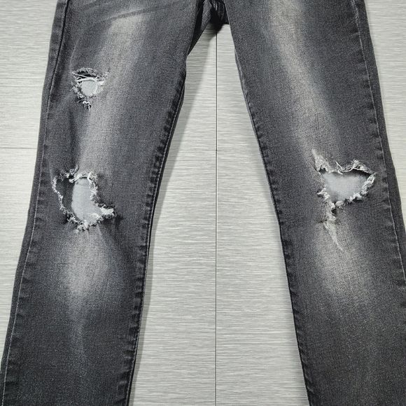 STS Blue Emma Ankle Skinny Black Distressed Jeans Womens Size 26 - Picture 4 of 12
